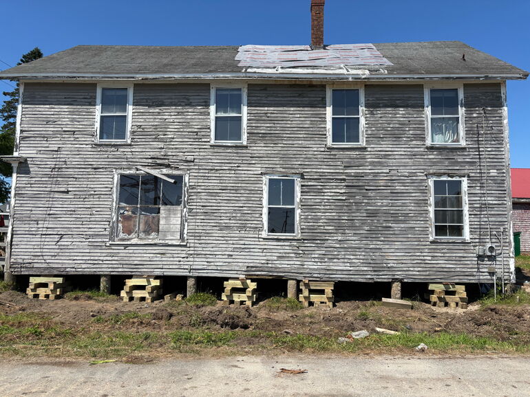 a very old building