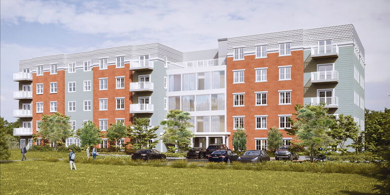 rendering of a condo complex