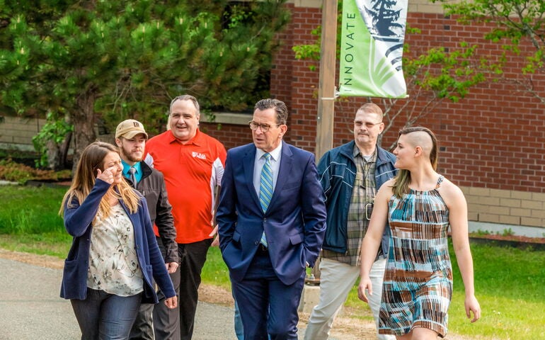 Group walking 