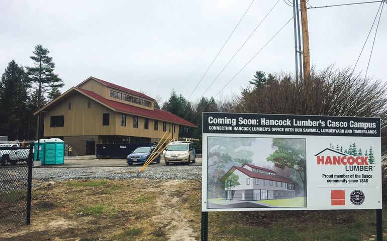 Zachau Construction Completes New Hq For Hancock Lumber Mainebiz Biz
