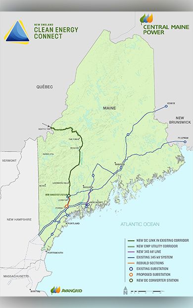 Cmp Proposing New Transmission Line To Tap Hydro Quebec Power Mainebiz Biz
