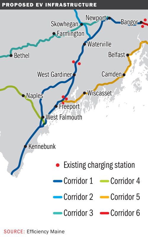 Electric vehicle public infrastructure coming to Maine as state reduces